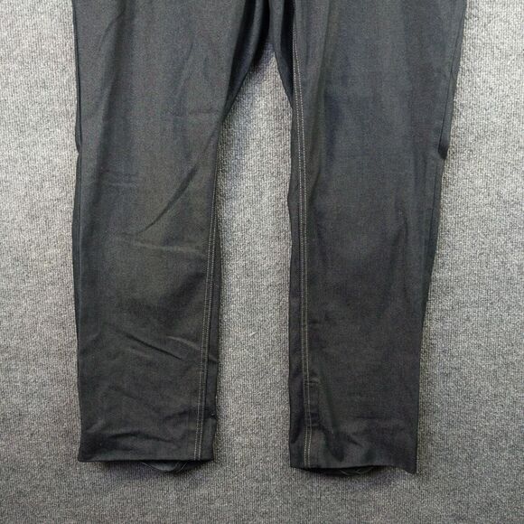 Mcdonalds Employee Uniform Pants Mens Size 38x31 Gray Black Belt Loops - Picture 7 of 13